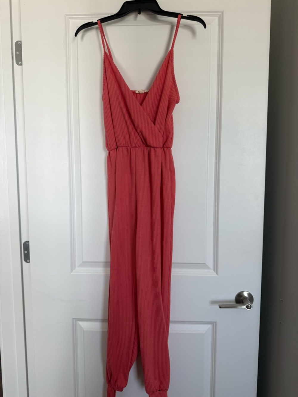 Women’s Coral Pink Sleeveless Jumpsuit